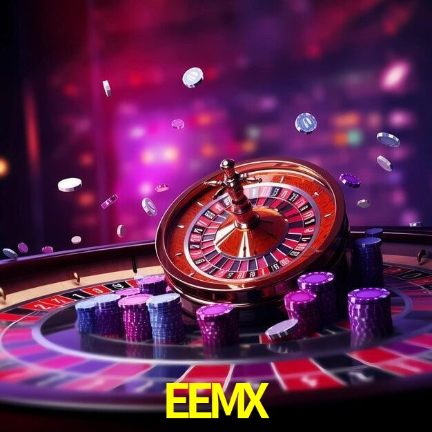 EEMX Casino - juegos, cajero y retiros Lobby EEMX Casino con mesas, rodillos, cajero y acceso móvil seguro